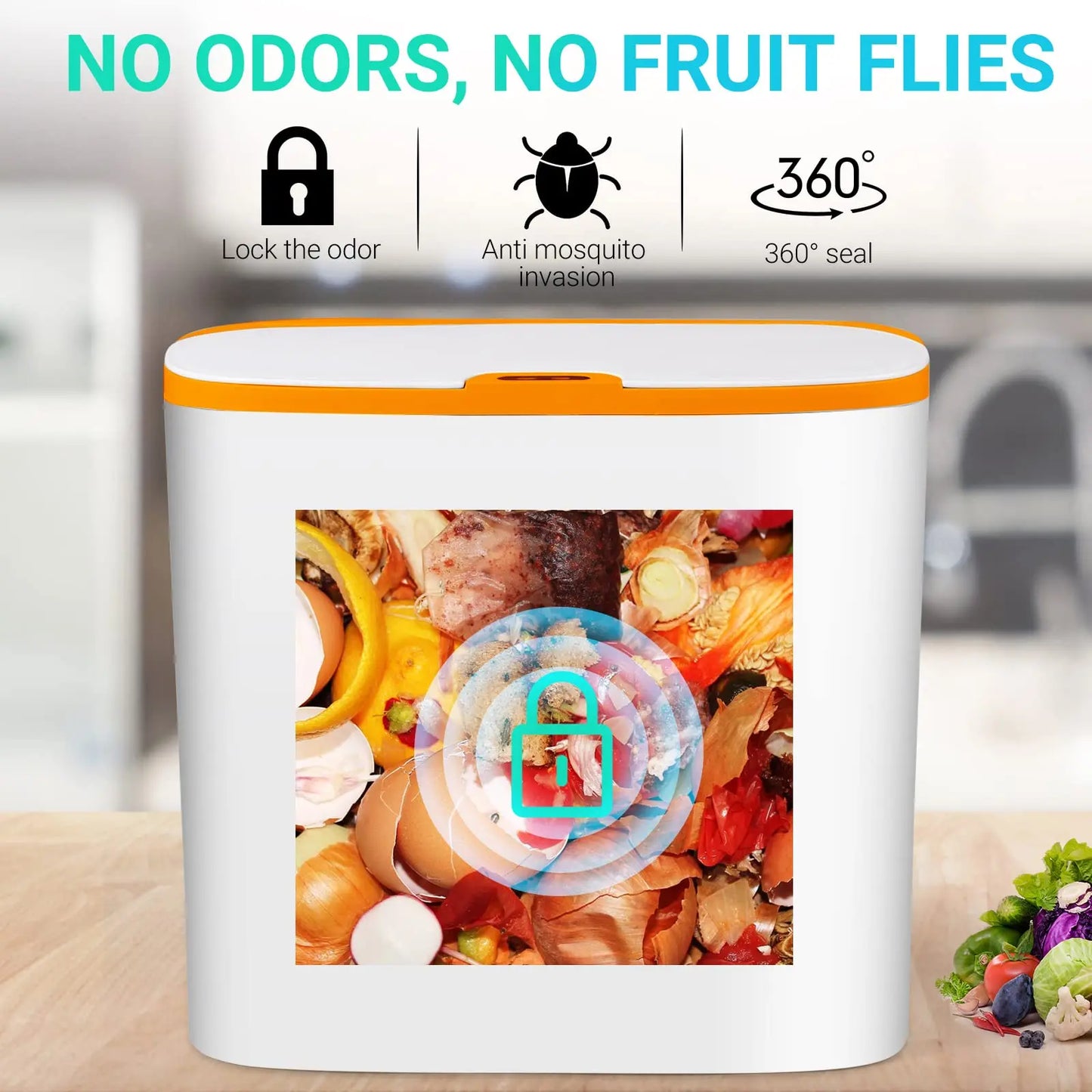 13 L Touchless Sensor Trash Can