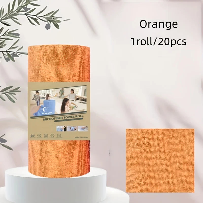 Reusable Tear-Off Cleaning Cloth Roll