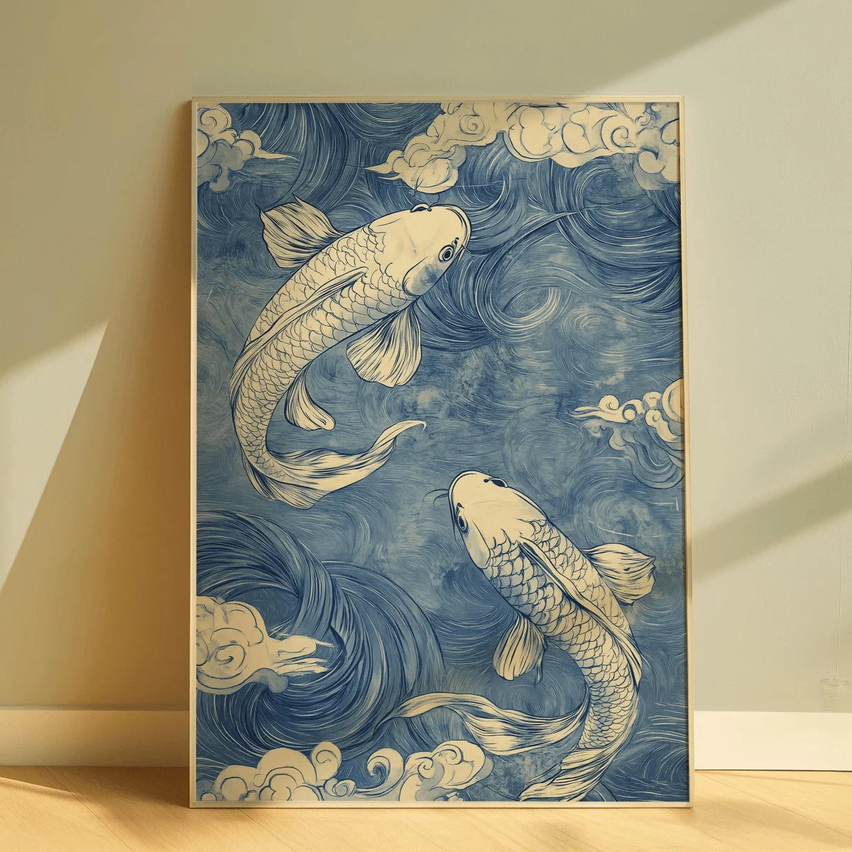 Japanese Koi Canvas Wall Art