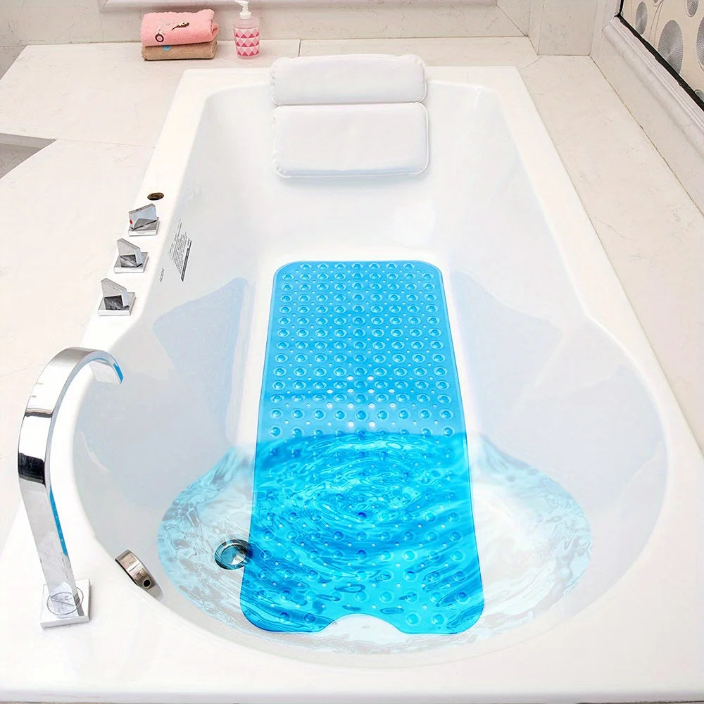 Non-Slip Bathtub Mat with Drain Holes