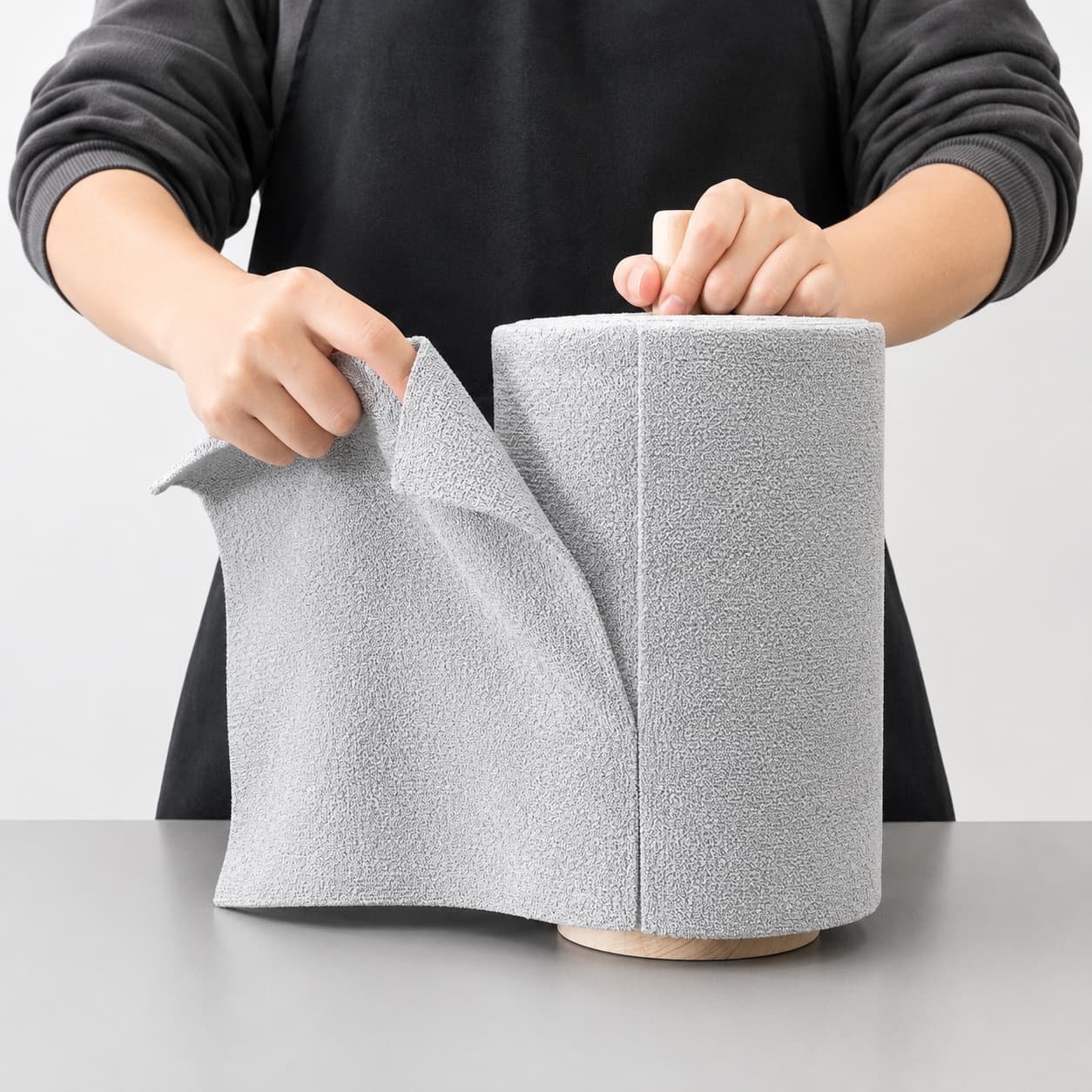 Reusable Tear-Off Cleaning Cloth Roll
