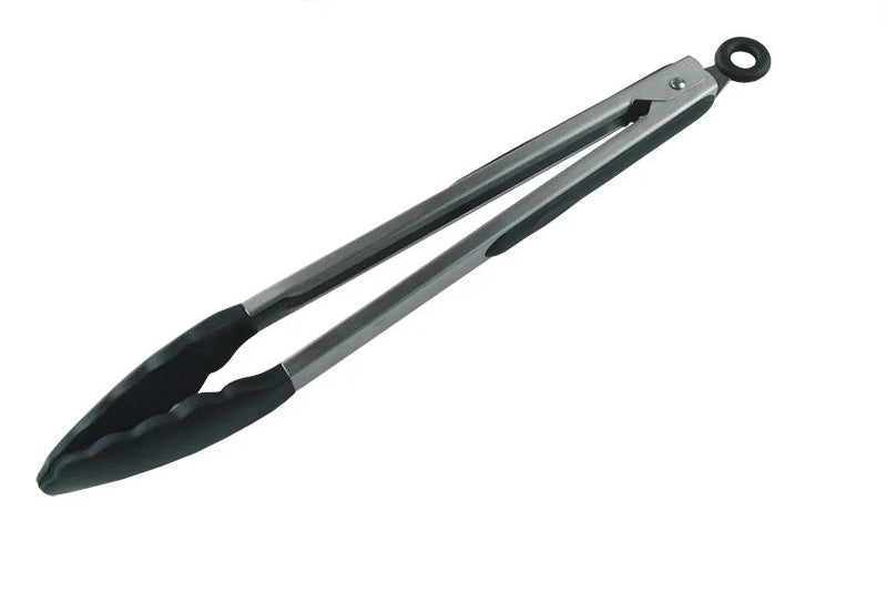 Silicone-Tipped Stainless Steel Kitchen Tongs