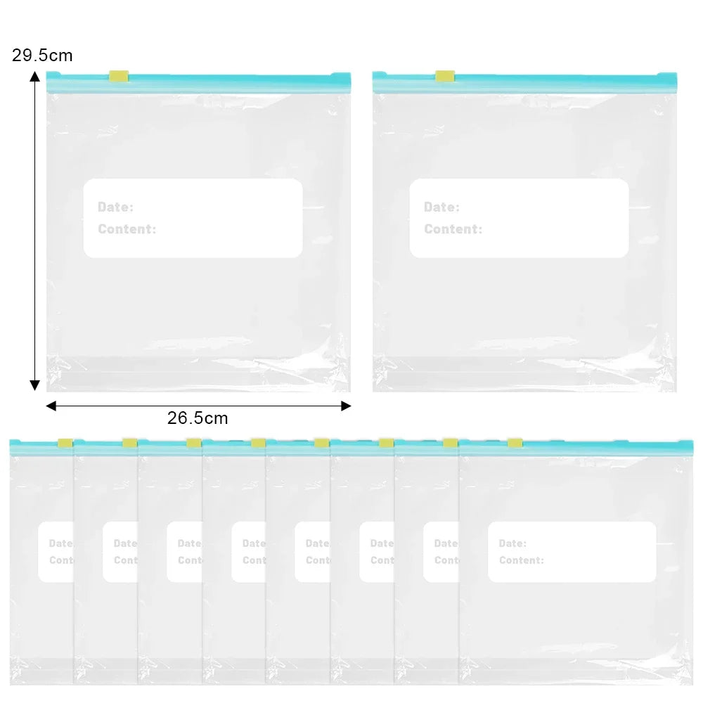 Slide-Lock Food Storage Bags