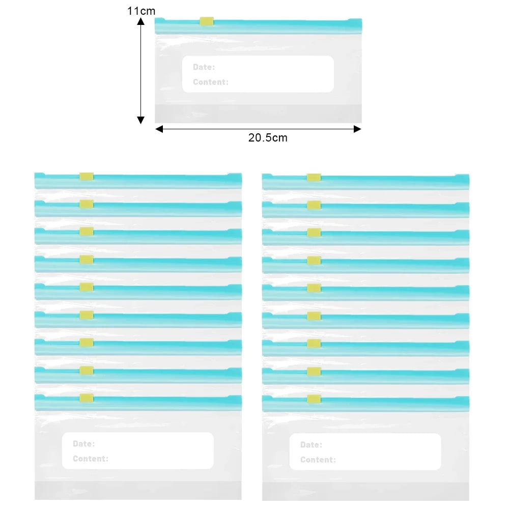Slide-Lock Food Storage Bags