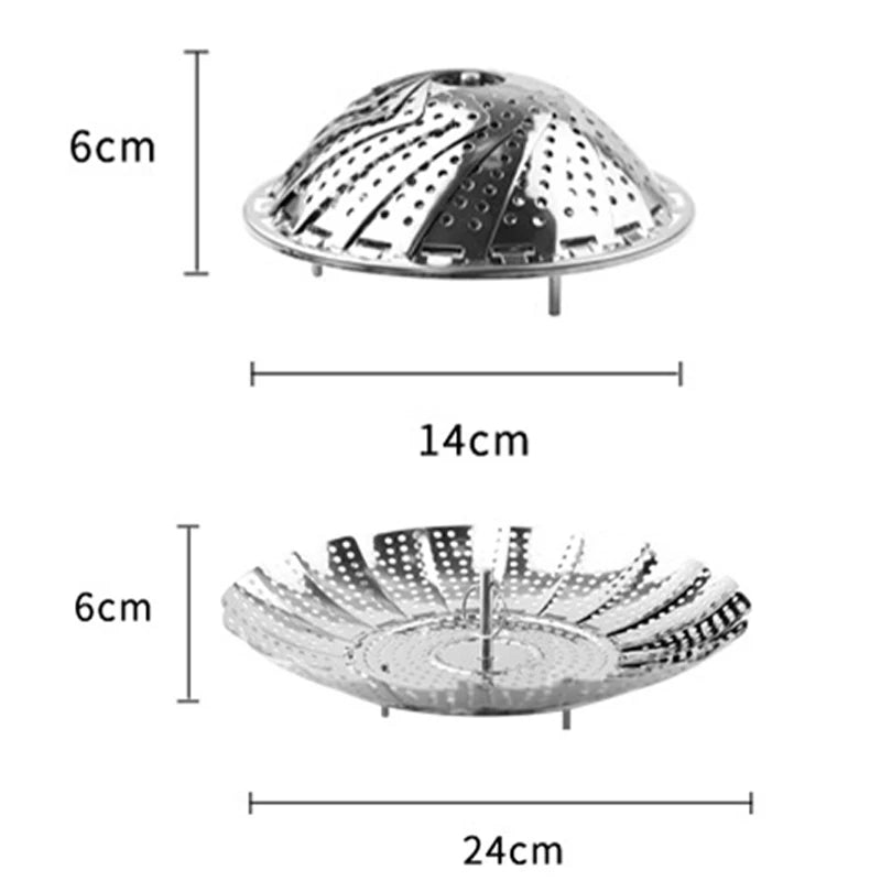 Stainless Steel Folding Steamer Basket